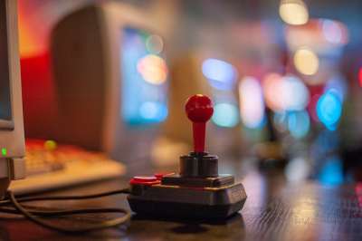 操纵杆 游戏控制器 纽扣 视频游戏 玩 控制 复古的 Amiga