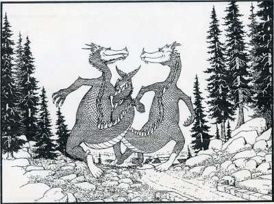 龙 爱 卡通片 婚姻 黑和白 画画 灰色的爱 灰色的卡通