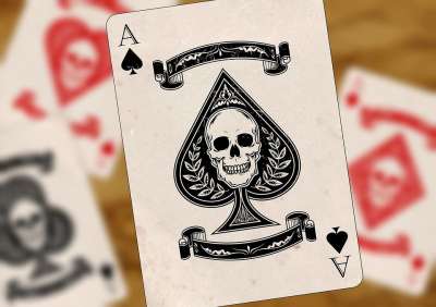 打牌 Ace 心 叉 石壁 钻石 纸牌游戏 Skat 游戏