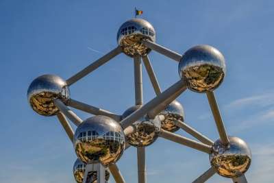 Atomium 布鲁塞尔 旅行 地标 建造 吸引力 原子 结构