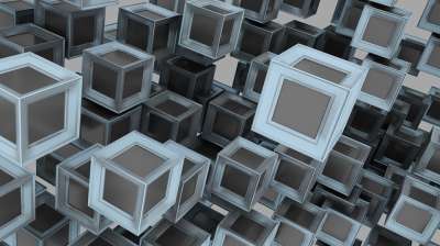 立方体 幻想 正方形 形状 几何的 3D 图案 造型 背景