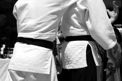 武术 合气道 日本 黑带 体育 运动 带 体育赛事 显示 攻击