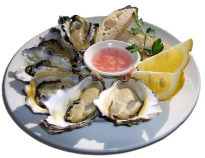 生蚝 贝类 美味 一顿饭 美食 海鲜 盘子 柠檬 生蚝 生蚝