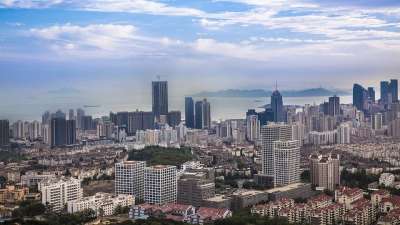 青岛 大海 海边 海滩 城市 广角 青岛 青岛 青岛 青岛