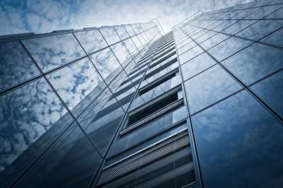 结构 建造 城市 玻璃 玻璃 现代的 未来派 城市的 结构体