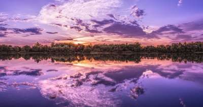 大自然壁纸 自然壁纸 高清壁纸 全景 湖 日落 墙纸 自然 水域