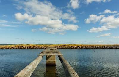 木桥 木板路 卡特加特 波浪 河岸 地平线 板 木结构 桥