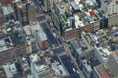 城市景观 纽约市 路 建筑物 结构 曼哈顿 新的 城市的 约克