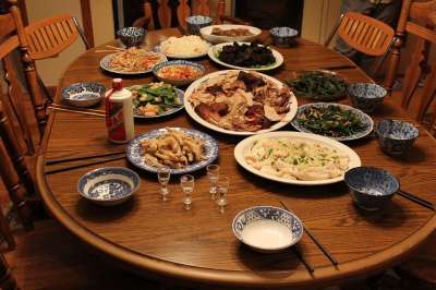 感恩 中国人 盛宴 季节 食物 庆典 节日 谢谢 棕色庆祝