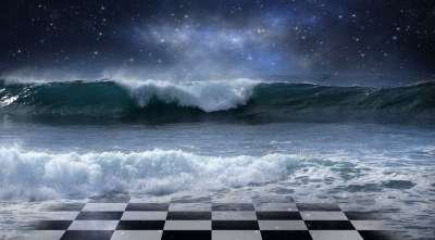 海洋 海 水 海浪 波浪 象棋 棋盘 洪水 夜晚 天堂 星空