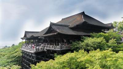 日本 京都 清水寺 日本人 亚洲 地标 旅行 著名的 结构