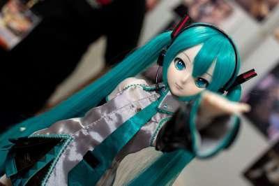 初音未来 玩具娃娃 玩偶 漫画 玩具 塑料 绿色的头发 初音未来