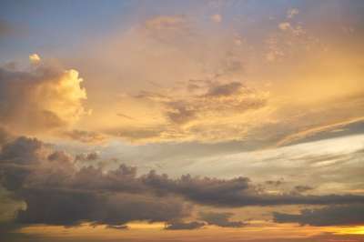 黄色 云 白色的 白色的云 夏天 天空 太阳的 作品 和平