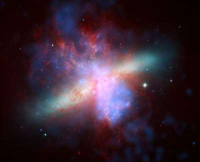 星系 空间 宇宙 梅西耶 82 M82 航天 太空旅行 星空