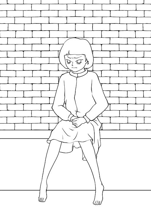 想象力 童话故事 创造力 插画师 绘画 女孩 疾病 疼痛 经期