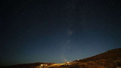 星星 星空 夜空 银河 自然 景观 希腊