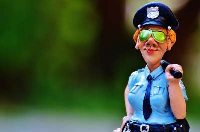 女警 乐趣 数字 警察 搞笑