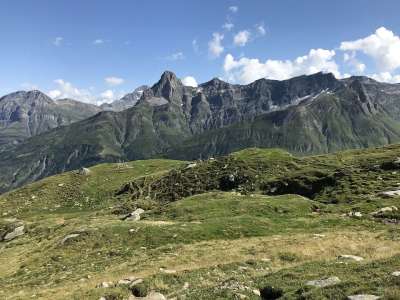 Piz De Cressim 花草 阿尔卑斯山的路线 阿尔卑斯山 高山