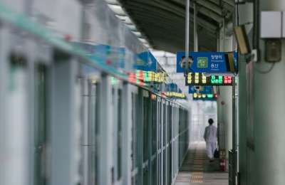 地铁 地铁站 火车站 车站 铁路 韩国地铁 平台 运输 旅行