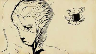 绘画 画画 男人 猪