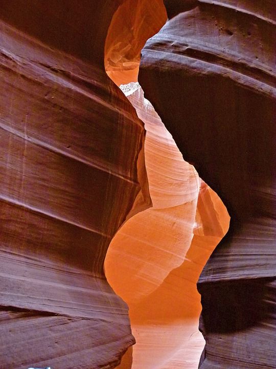 上羚羊槽峡谷 页 亚利桑那 美国 旅游景点 砂岩 自然 沙漠