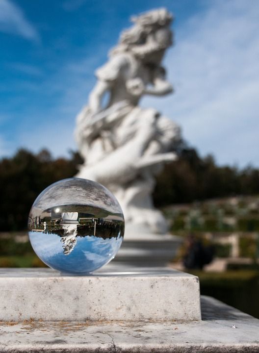 子弹 Lensball 玻璃球 照片球 水晶球 反射 创造力 玻璃