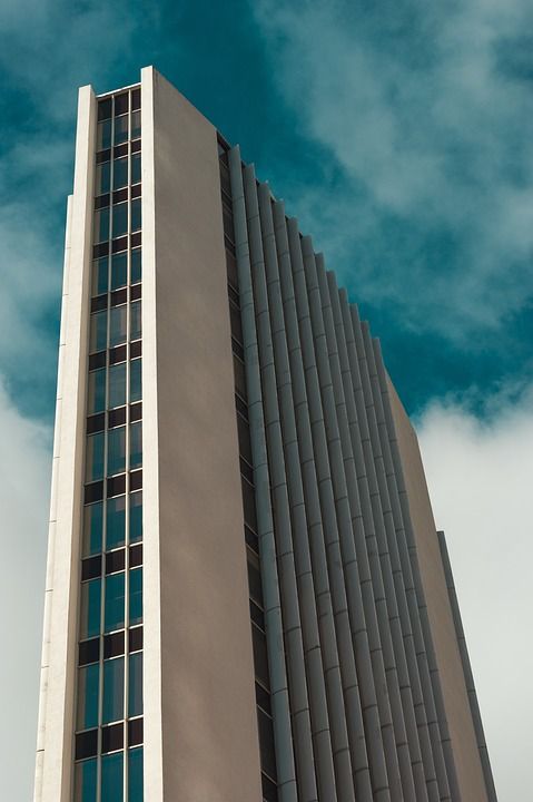 结构 建造 高楼 看法 天空