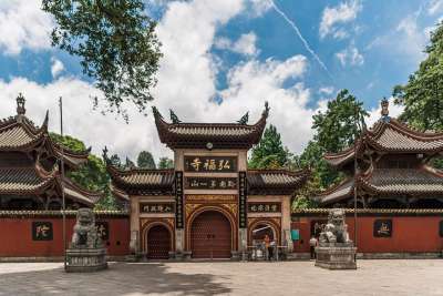 寺庙 石头雕刻 中国 佛教 旅行 夏天 天空 云 寺庙 寺庙