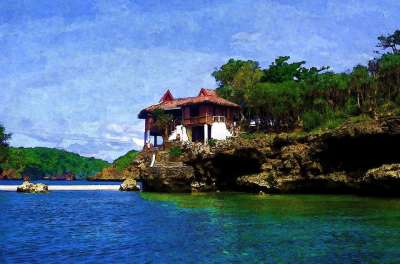 海滩 天空 水 户外的 亚洲人 当地的 小屋 木头 树 假期