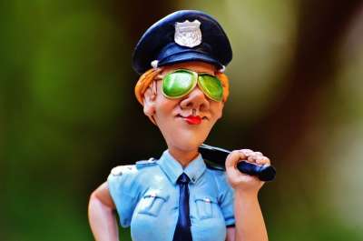 女警 乐趣 数字 警察 搞笑