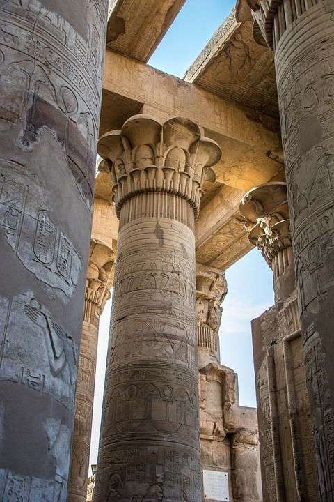 寺庙 结构 建筑物 旅行 旅游 正面 艾德福 埃及