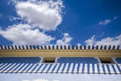 天空 建造 云 视窗 穆尔西亚地区 西班牙 屋顶 背景 结构