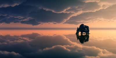 日落 天空 日出 云 岛 景观 黄昏 自然 水域 水 海洋