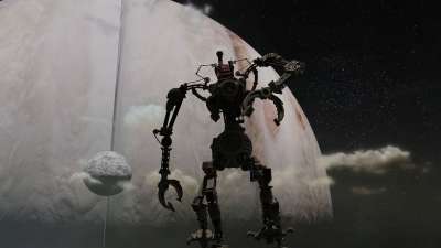 机器人 发电机 义 科幻 星星 行星 空间 飞碟 技术 外星人