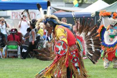 Pow Wow 自由公园 先驱日 美洲原住民 印度人 国家的 庆典