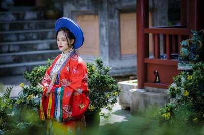 女士 模型 Ha Noi 姿势 风格 户外的 时尚 摆姿势