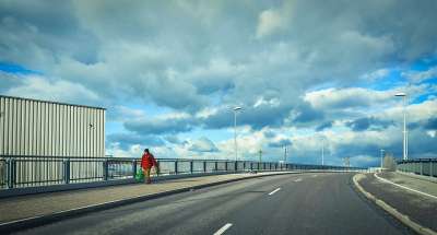 街道 情绪 路 云 人的 桥 天堂 天气 光 戏剧性