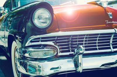 车 古董 50年代 60 年代 老的 复古的 优质的 车辆 汽车
