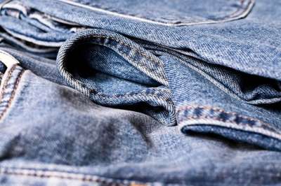 牛仔裤 牛仔布 裤子 衣服 时尚 蓝色的 材料 质地