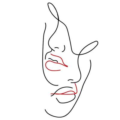 脸 艺术 设计 插画师 画画 女孩的脸 女士 背景 墙纸