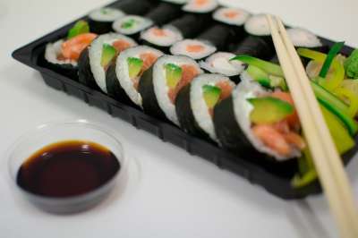 寿司 鱼 筷子 酱 日本人 三文鱼 海鲜 食物 一顿饭 白饭