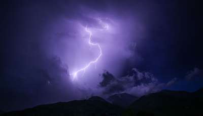 黑暗的 闪电 雷雨 自然 户外 天空 雷 天气 电 闪电
