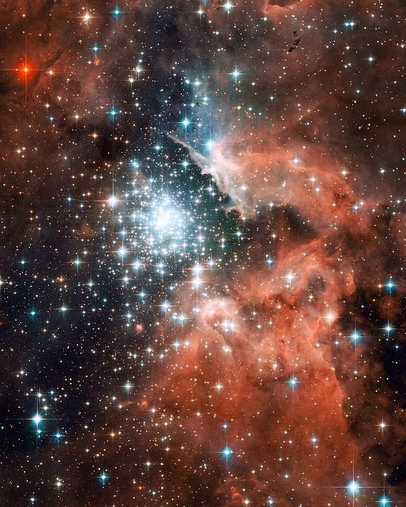 Ngc 3603 发射雾 星座 星系 星空 空间 宇宙 夜空