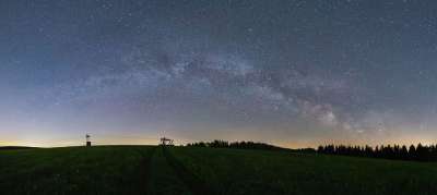 银河系 全景 阿斯特罗 夜晚 星空 星星 夜空 星系 宇宙