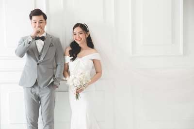 新娘 马夫 婚礼 婚纱摄影 新娘礼服 夫妻 一对 一起 爱