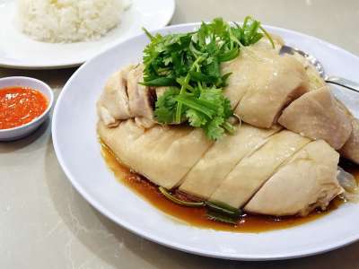 鸡饭 白斩鸡 食物 亚洲人 鸡 美食 酱 辣椒 美味的 白斩鸡