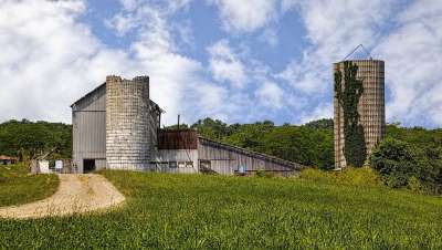 谷仓 乡村 俄亥俄州 数字艺术 乡村的 风景秀丽的 国家 农村