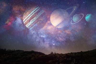 大自然壁纸 自然壁纸 行星 太阳系 空间 天空 星星 星空 夜晚
