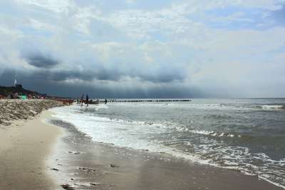 景观 视图 海 大海的景色 海滩 水 海浪 波罗的海 海岸