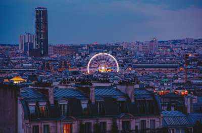 城市景观 旅行 旅游 欧洲 巴黎 法国 城市 夜晚 旅游 旅游
